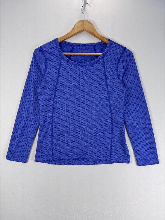 Talbots Tops - Talbots Active Top Women Petite Small Blue Long Sleeve Mesh Quick Dry Workout